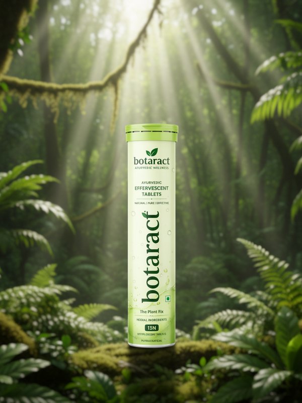 botaract in a sunlit forest